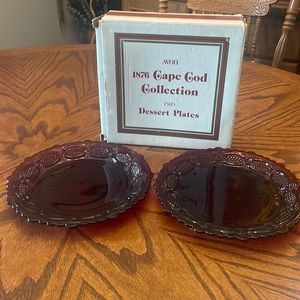 Avon 1876 Cape Cod Dessert Plates